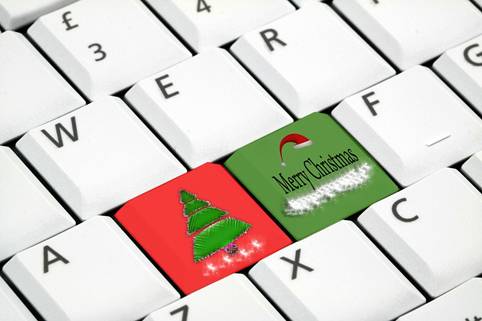 Clavier, Ordinateur, Touches Spéciales, Boutons De Noël